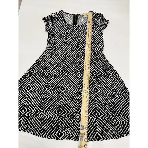 MICHAEL Michael Kors Dress Womens Medium Mini Babydoll Bohemian Stretch - Picture 2 of 6